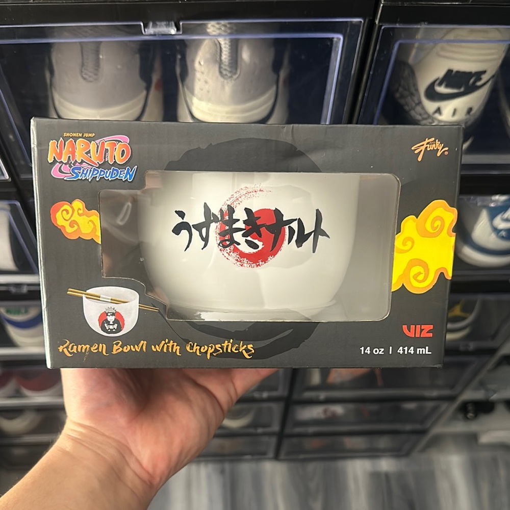 Naruto Shippuden Ramen Bowl with Chopsticks